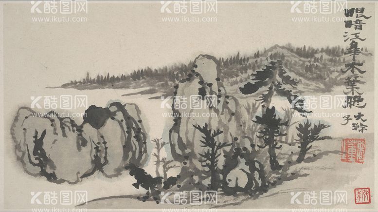 编号：06879109152240572547【酷图网】源文件下载-山水画  