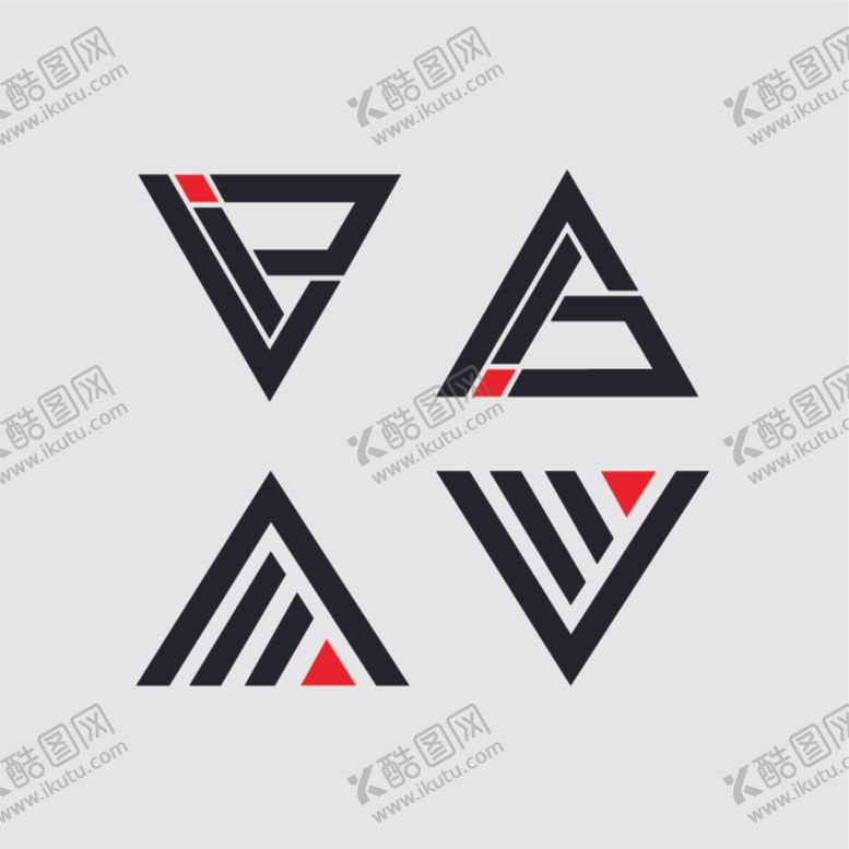 编号：26246206302327349163【酷图网】源文件下载-字母logo