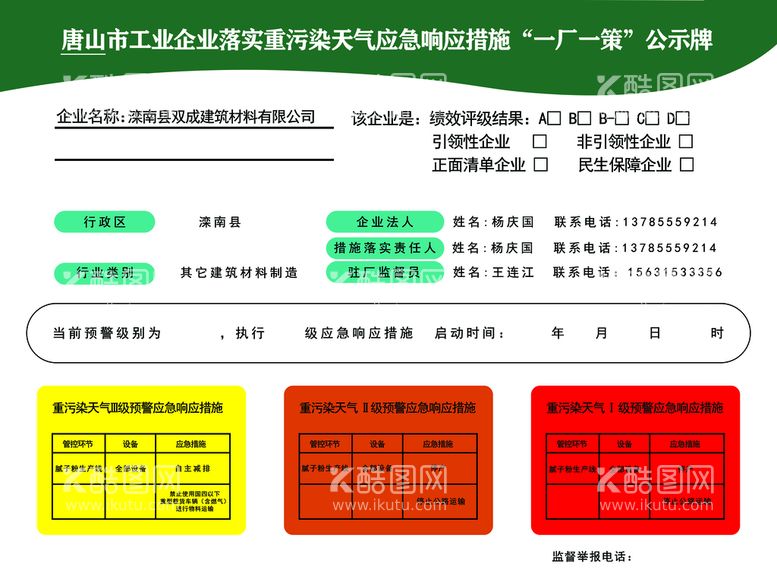 编号：92184010120423202456【酷图网】源文件下载-一厂一策