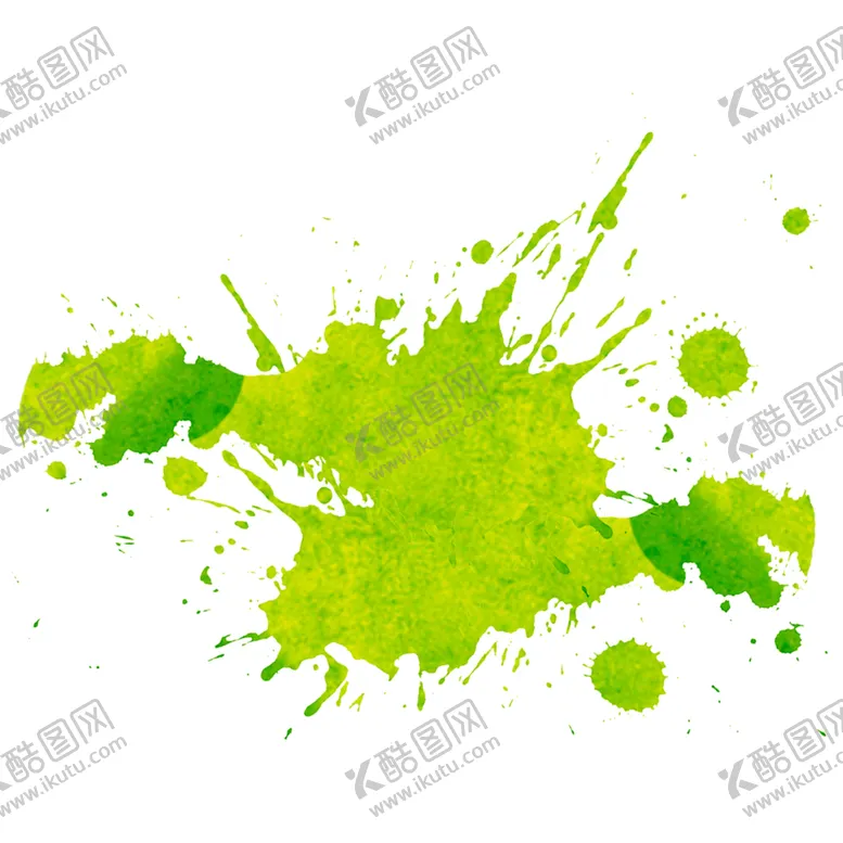 编号：52026609182026392454【酷图网】源文件下载-绿色水彩