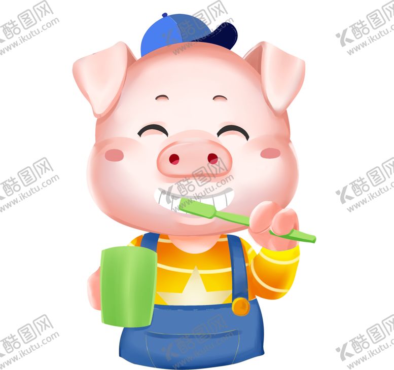编号：63279107061000417280【酷图网】源文件下载-卡通猪元素