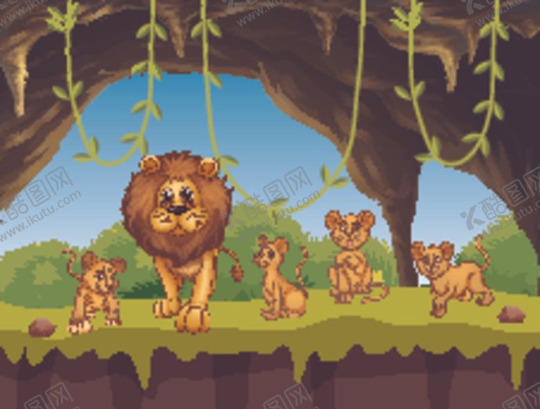 编号：89624109292340262916【酷图网】源文件下载-矢量动物素材