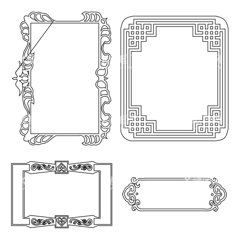 编号：03849709190720366983【酷图网】源文件下载-中式边框