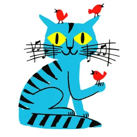 猫咪印花