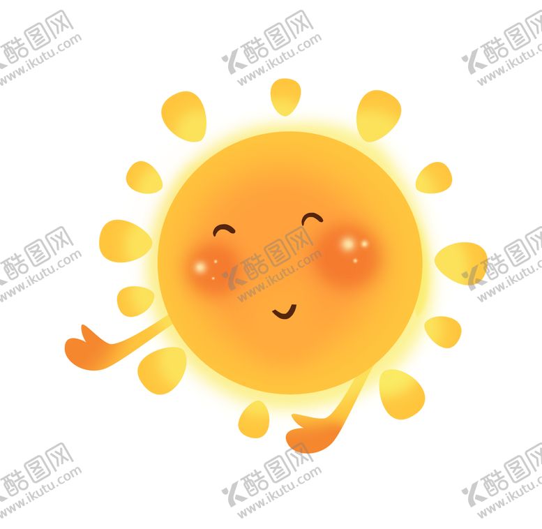 编号：43488611181018194643【酷图网】源文件下载-手绘卡通太阳