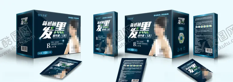 编号：22860105081608189131【酷图网】源文件下载-染发精华露样机