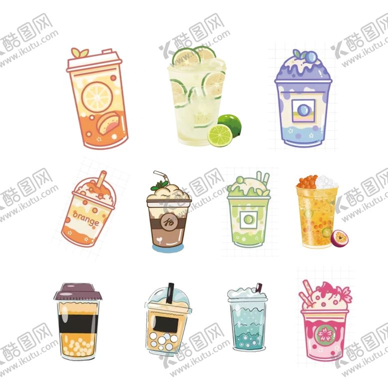 编号：11641101042304118622【酷图网】源文件下载-奶茶