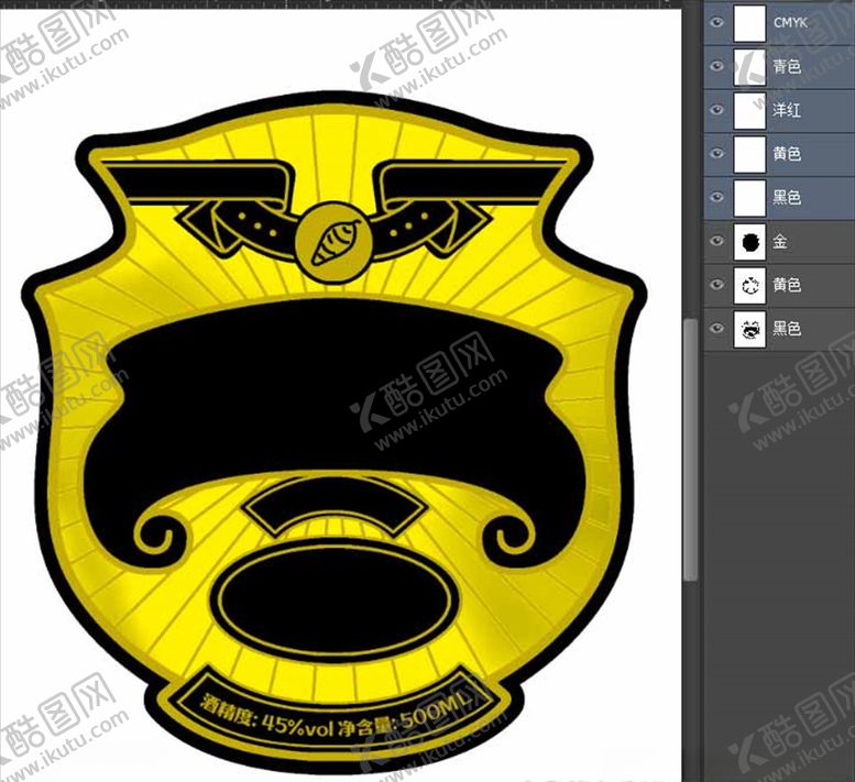 编号：72567910010153115038【酷图网】源文件下载-花纸自用框酒白酒古典