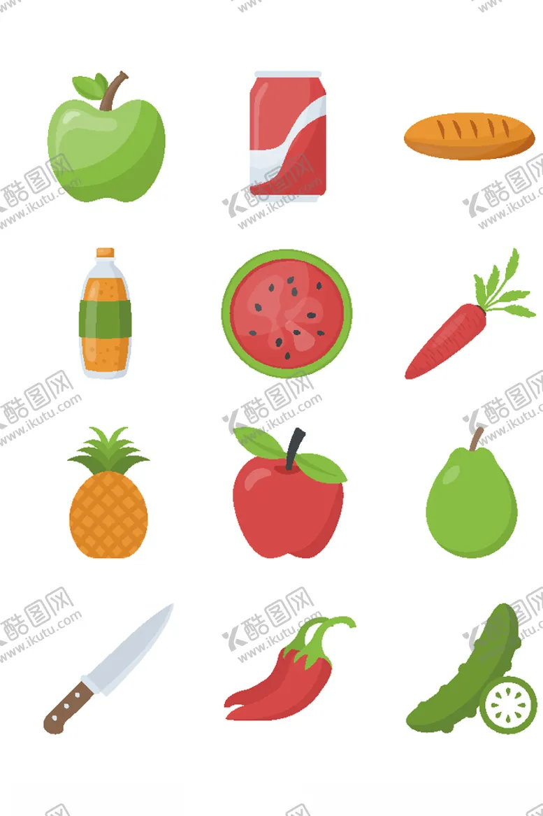 编号：65164904191817434072【酷图网】源文件下载-饮食图标