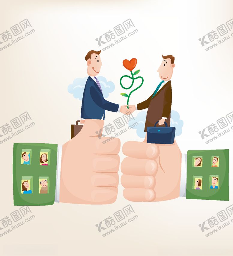 编号：80121209120157261589【酷图网】源文件下载-商务人物漫画动画动漫壁纸