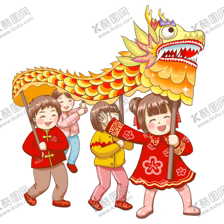 编号：93836712161336333316【酷图网】源文件下载-舞狮插画