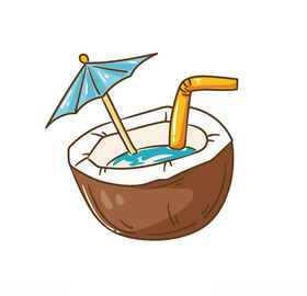 卡通椰子