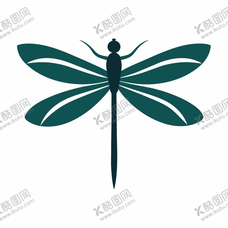 编号：73224301150550206890【酷图网】源文件下载-蜻蜓简约logo设计