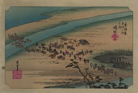 日本街景风景浮世绘