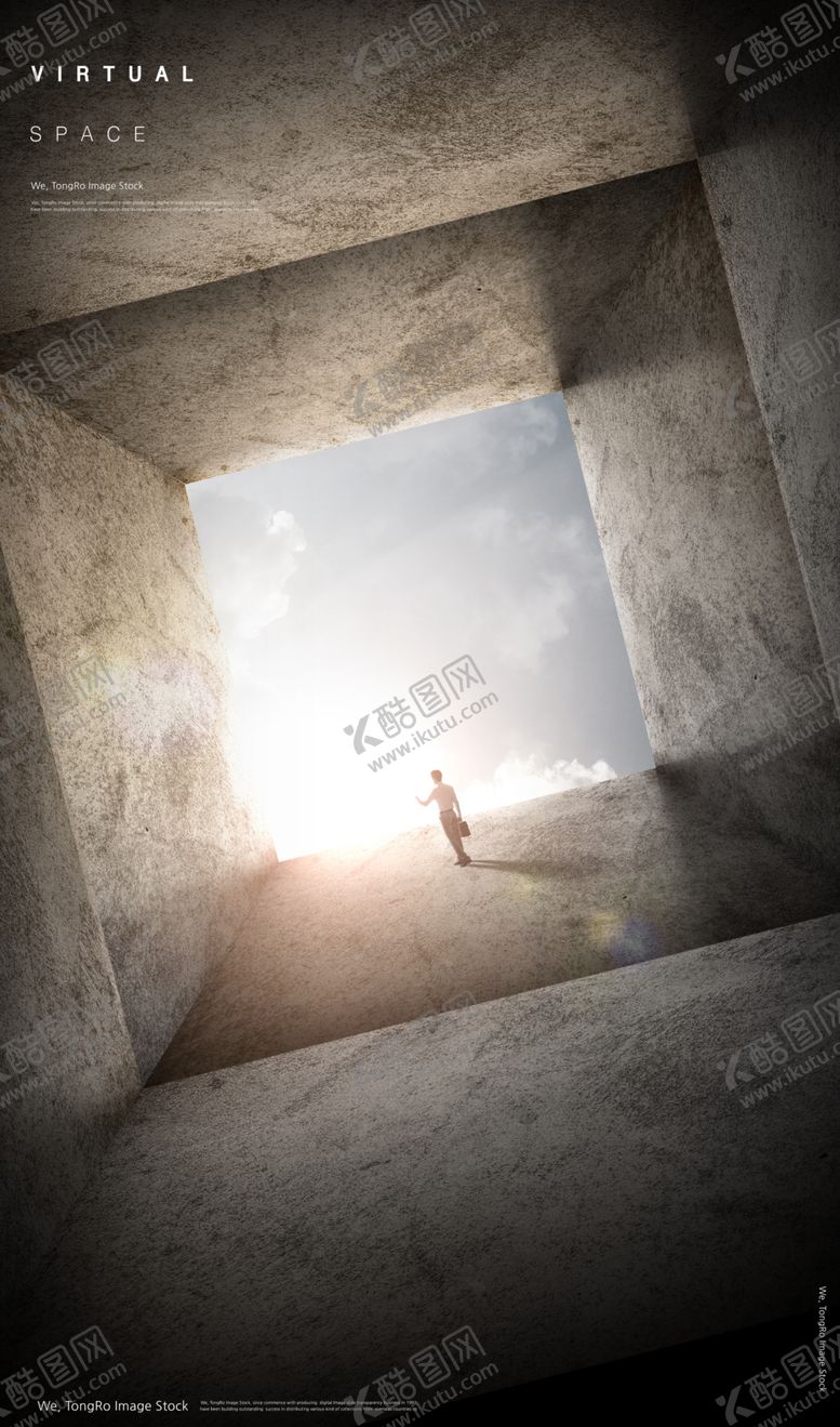 编号：46575910082300357089【酷图网】源文件下载-高级感大气简约空间海报