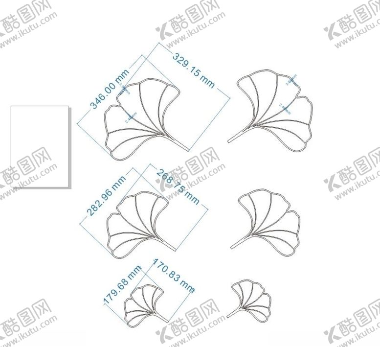 编号：71321107091626556510【酷图网】源文件下载-镂空银杏叶