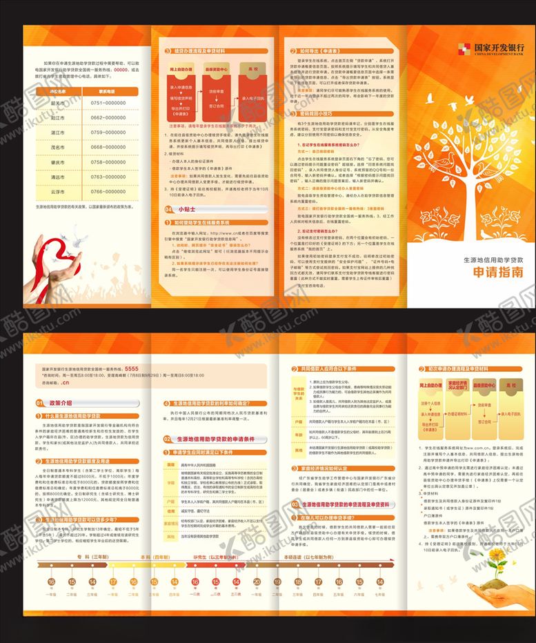 编号：17367507091807248497【酷图网】源文件下载-助学贷款折页