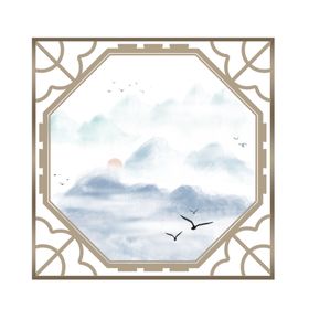 中式窗格