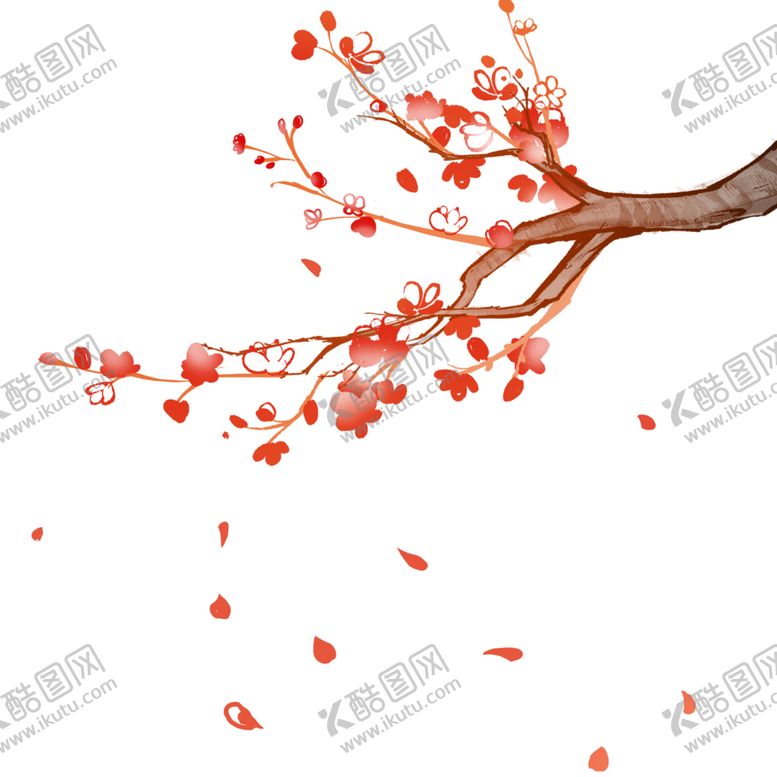 编号：51089605131508088251【酷图网】源文件下载-中国风水墨梅