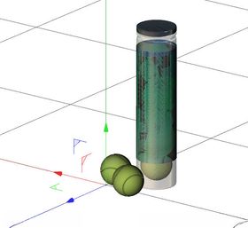 C4D模型棒球