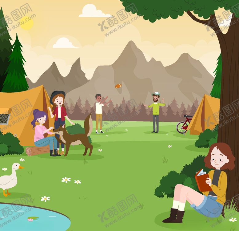 编号：76696910082109529254【酷图网】源文件下载-露营
