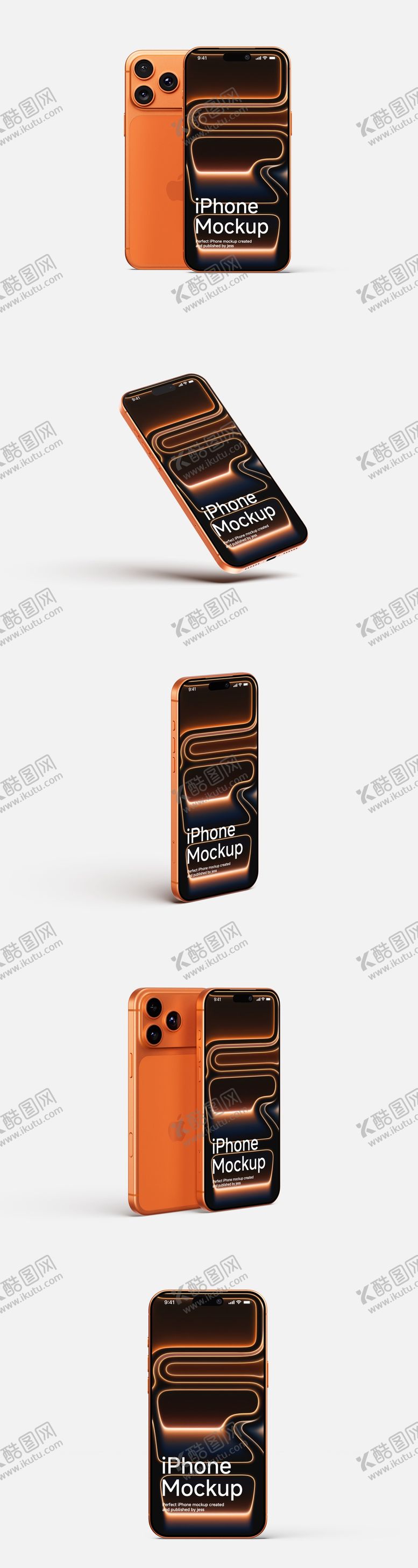 编号：60600212041728047898【酷图网】源文件下载-iPhone17Pro手机贴图样机