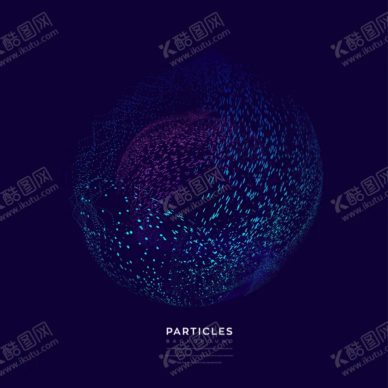 编号：36470509282245091584【酷图网】源文件下载-科技感背景 发光粒子