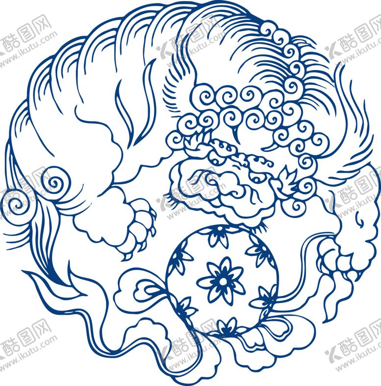 编号：99977305100004241893【酷图网】源文件下载-青花瓷图案