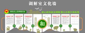 社区调解室文化墙