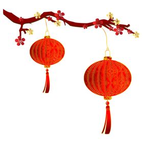 梅花树枝元素