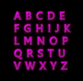 矢量字母