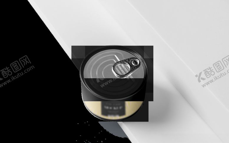 编号：22362409202327083532【酷图网】源文件下载-金属罐头包装样机