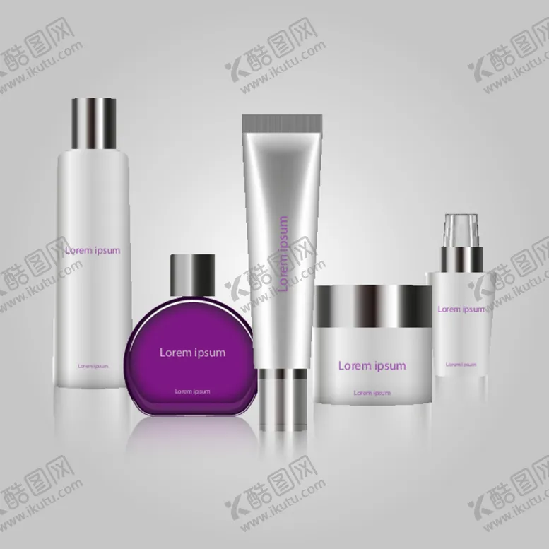 编号：27500712081935133852【酷图网】源文件下载-护肤品瓶