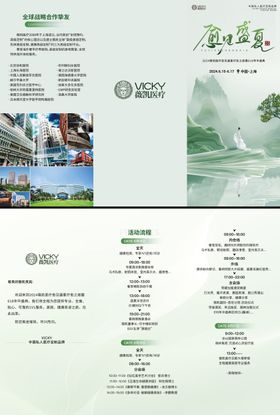 医美活动流程三折页企业文化