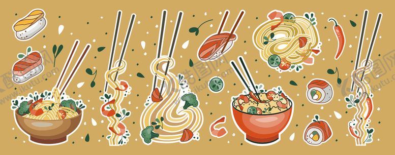 编号：04819610061241164135【酷图网】源文件下载-美食面条