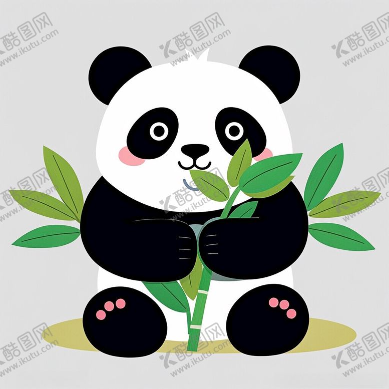 编号：47395102190432111020【酷图网】源文件下载-卡通大熊猫