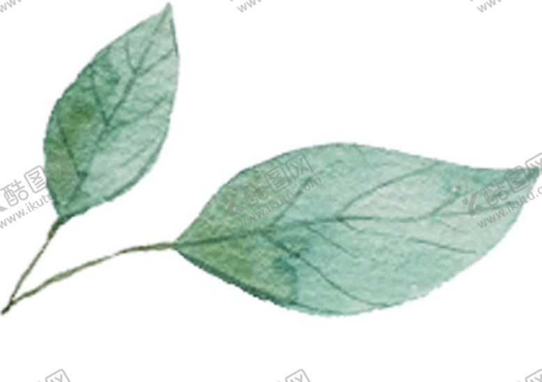 编号：44684411011947116562【酷图网】源文件下载-绿色水彩叶子海报素材