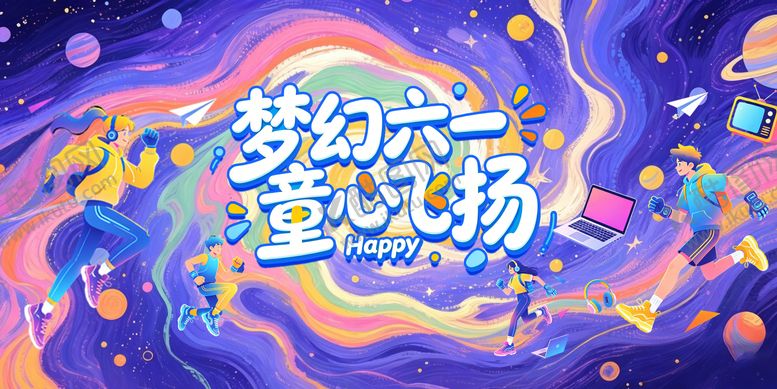 编号：60801405230209475400【酷图网】源文件下载-六一儿童节背景板