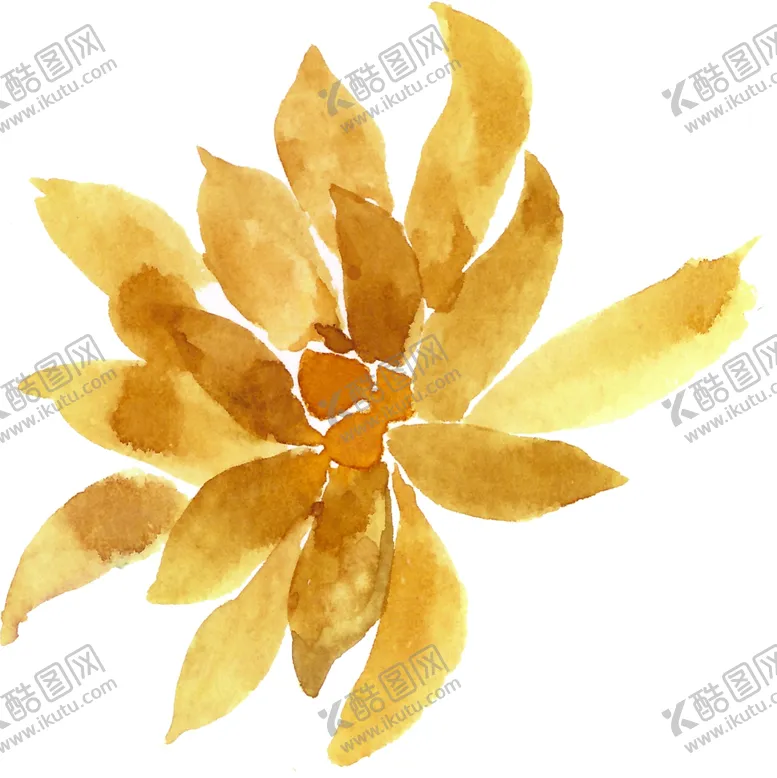 编号：14710305020952254354【酷图网】源文件下载-水彩植物