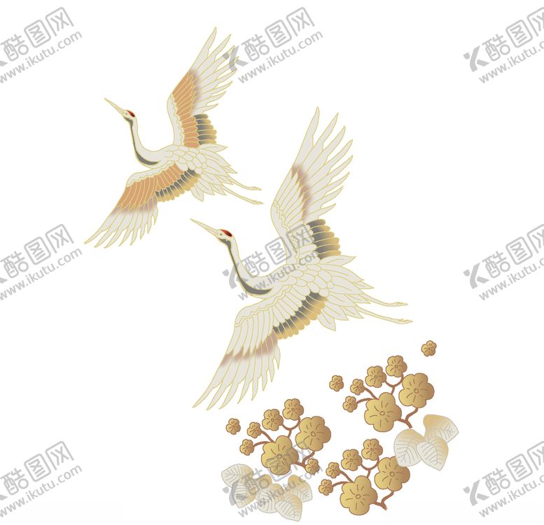 编号：48015509230545206906【酷图网】源文件下载-仙鹤