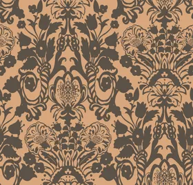 复古花纹壁纸图案