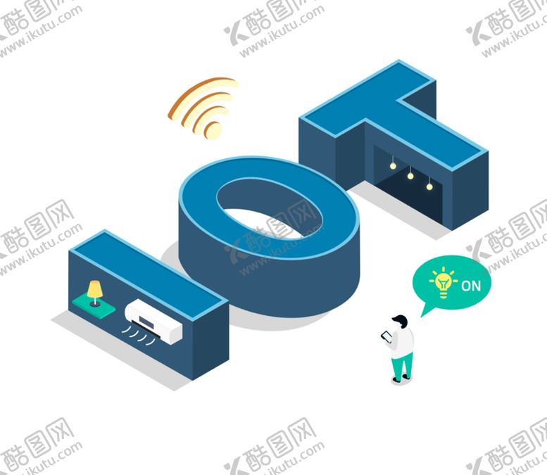 编号：89775701310450344576【酷图网】源文件下载-物联网科技插画