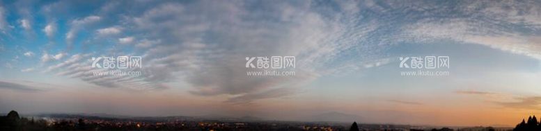 编号：13151712021012493731【酷图网】源文件下载-高清天空黄昏全景