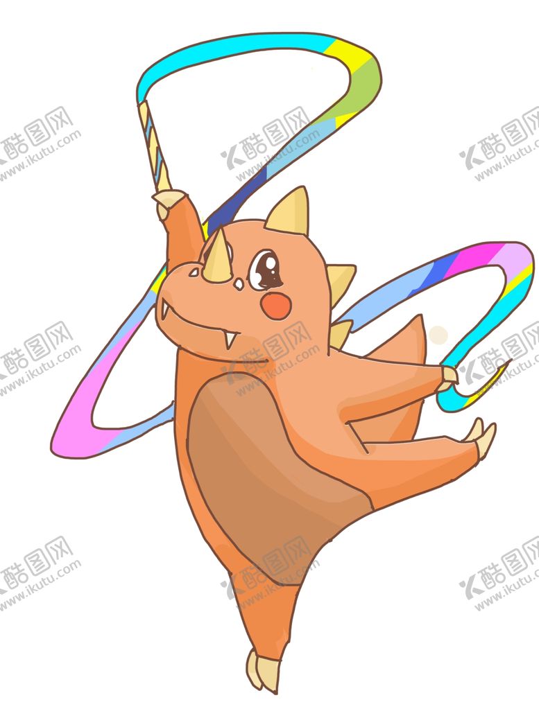 编号：25823910072132112673【酷图网】源文件下载-卡通恐龙