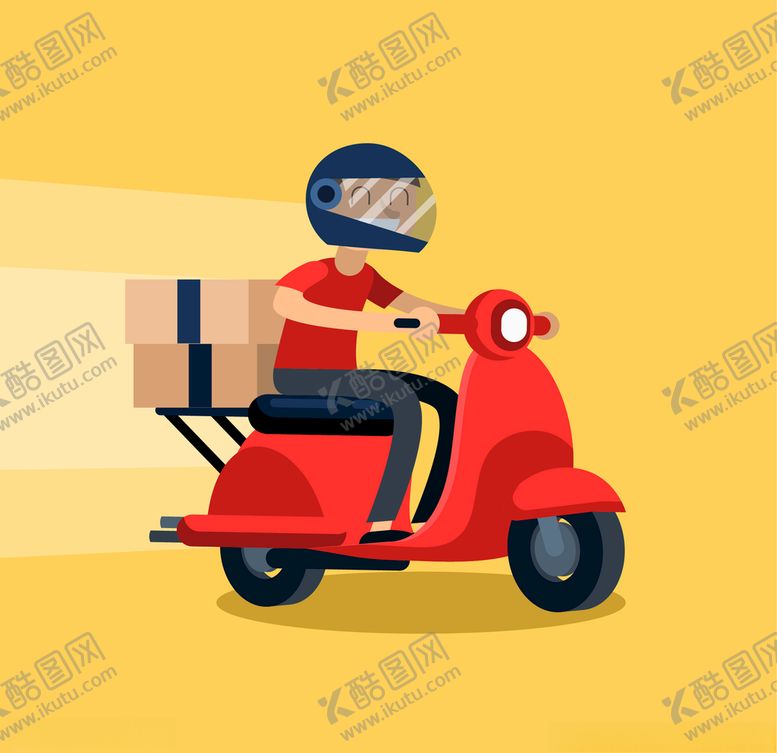 编号：91053504091453028005【酷图网】源文件下载-外卖骑手送餐快递员