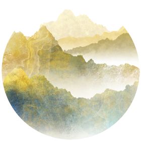 山水抽象画