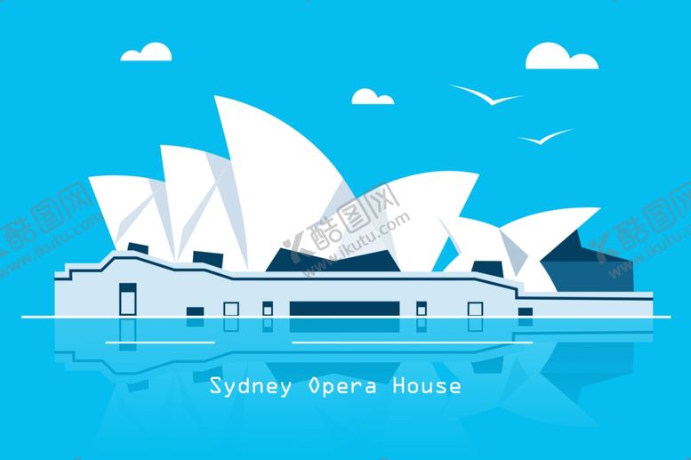 编号：66780710021011414760【酷图网】源文件下载-悉尼歌剧院插画