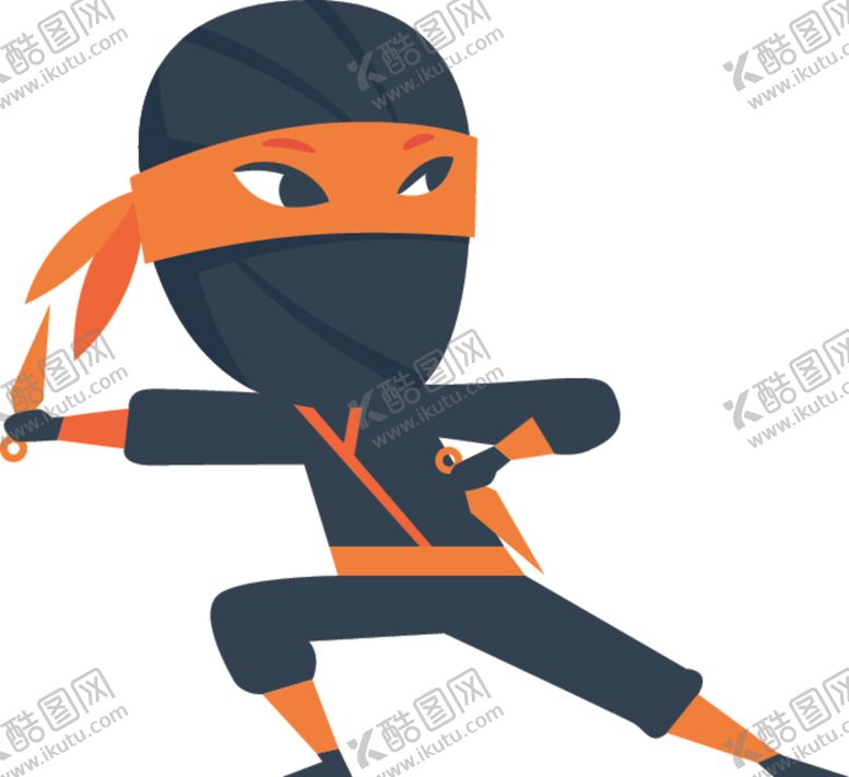 编号：46905909221821511315【酷图网】源文件下载-卡通忍者