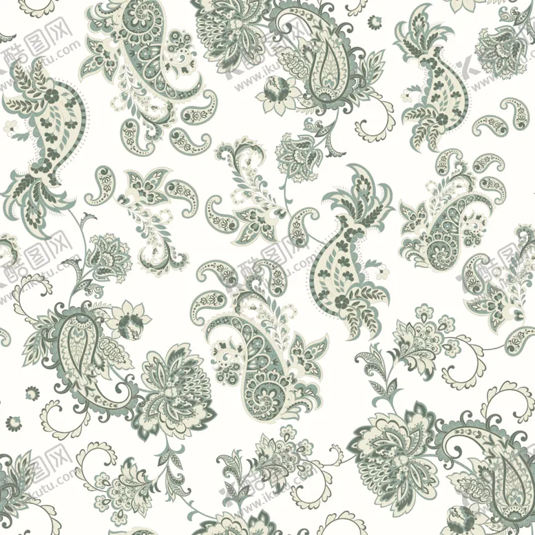 编号：29576504050042556941【酷图网】源文件下载-紫色佩斯利花纹图案背景