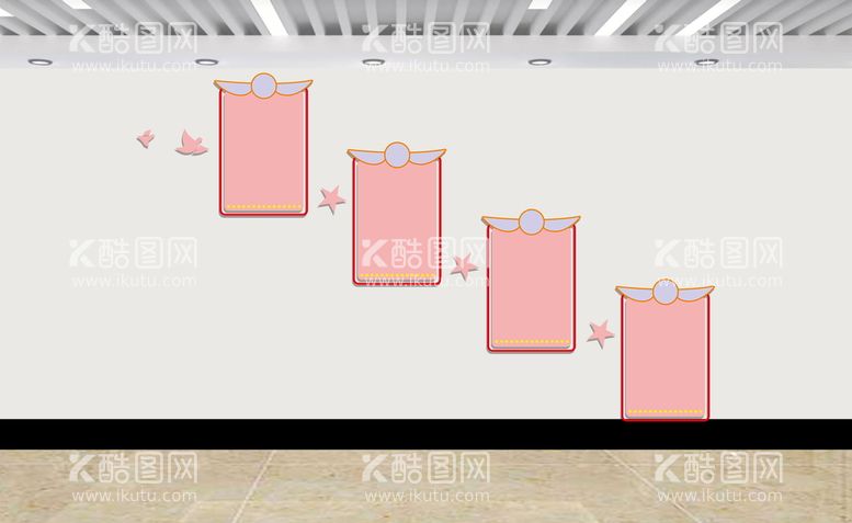 编号：97389912221343573471【酷图网】源文件下载-楼梯文化墙